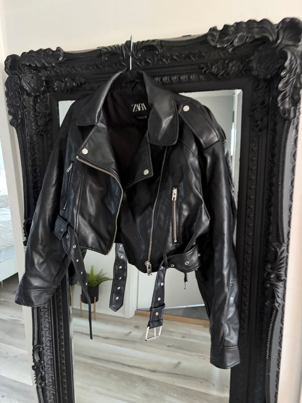 Zara leðurjakki