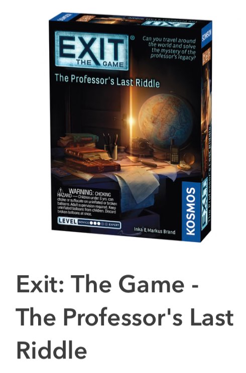 Exit the game professors last