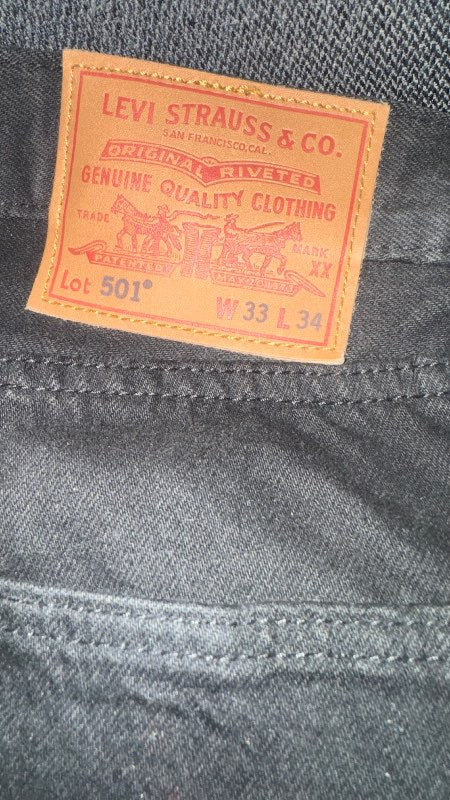 Levi’s 501 svartar