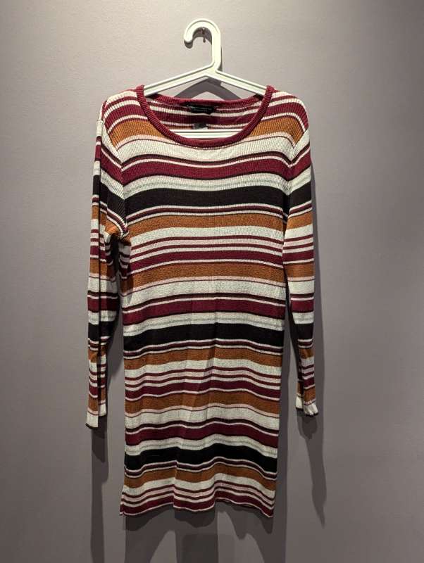 DP peysukjóll röndóttur