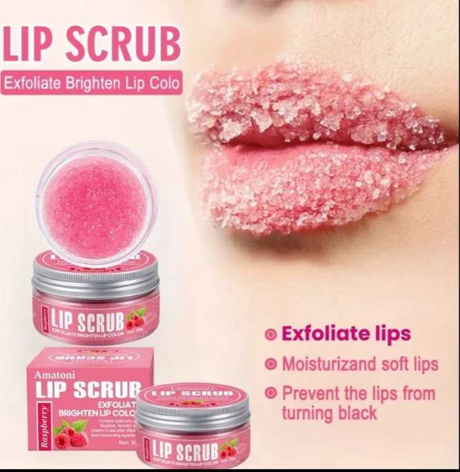 Lip scrub rasberry