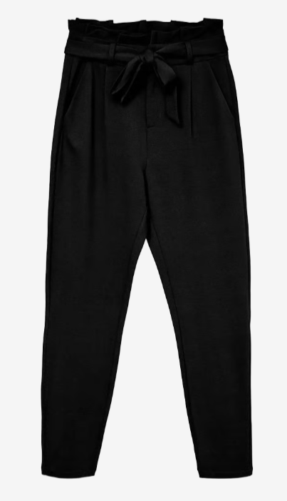Vero moda svartar buxur paperbag