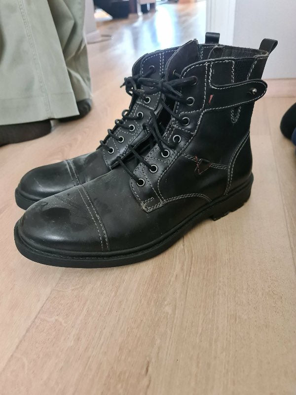 Leður boots kk