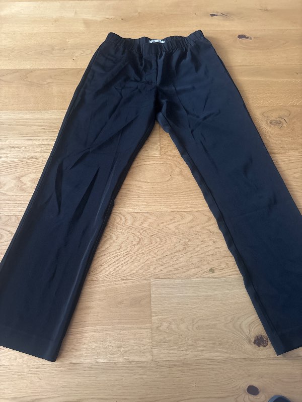 Svartar Hoys buxur frá samsøe