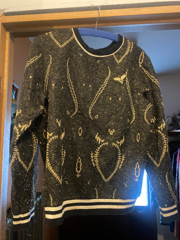 Vintage glimmer peysa