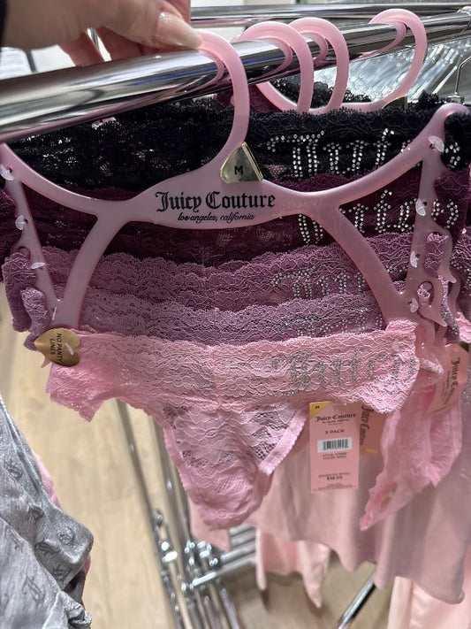 Juicy Couture 5 stk nærbuxur