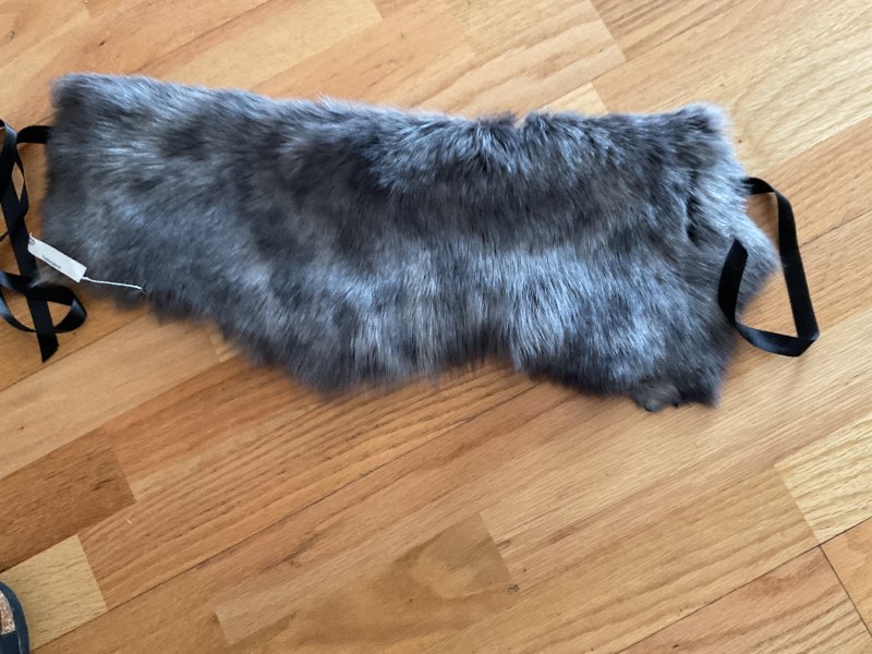 Loðkragi ekta skinn