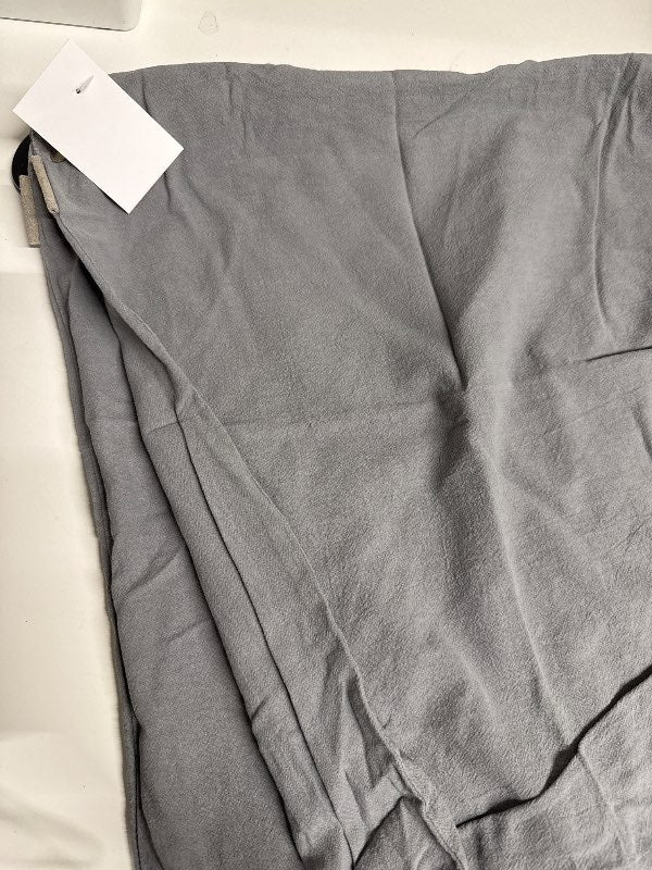 2 pc grey pillow cases