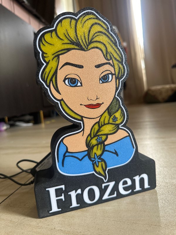 Frosen elsu lampi