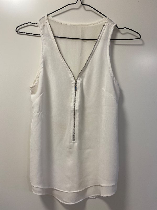 Hvítur rendur hlýrabolur