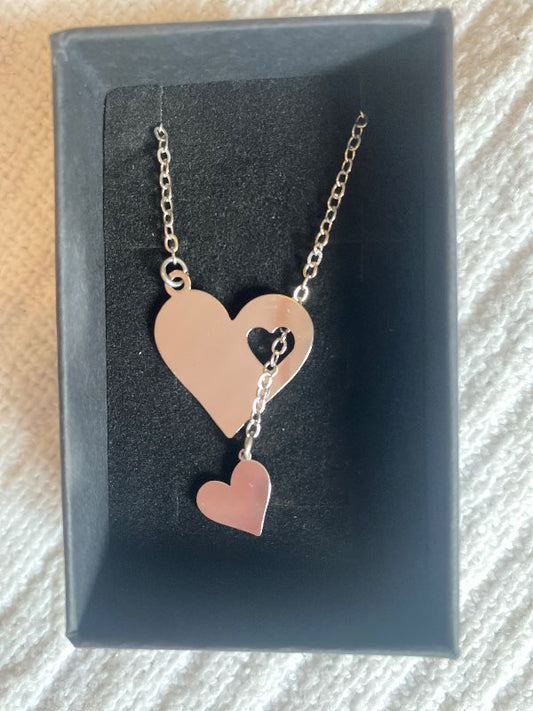 Stainless steel hálsmen