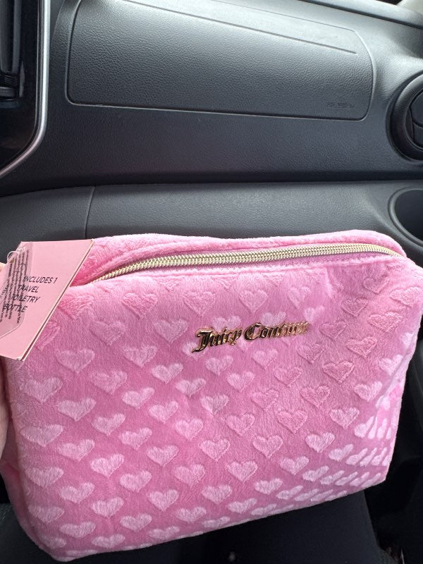 Juicy Couture snyrtitaska bleik