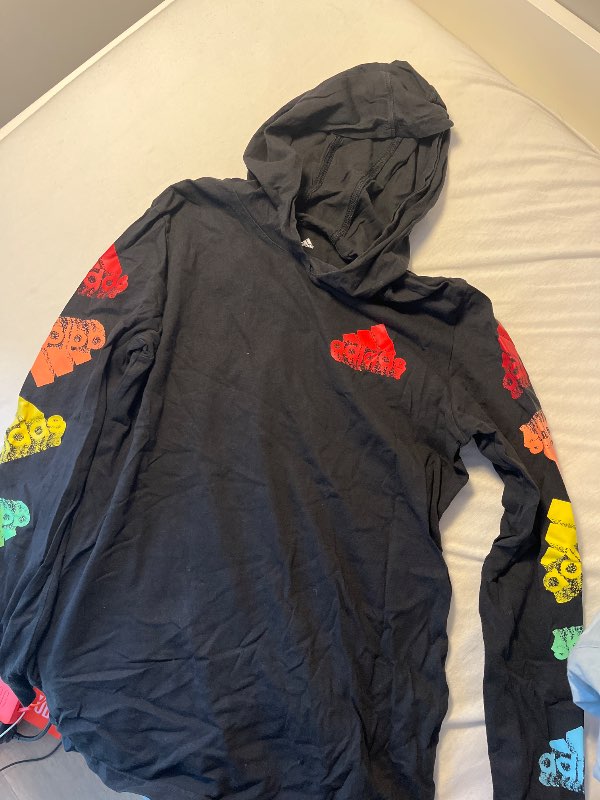Hettupeysa þunn Adidas svört