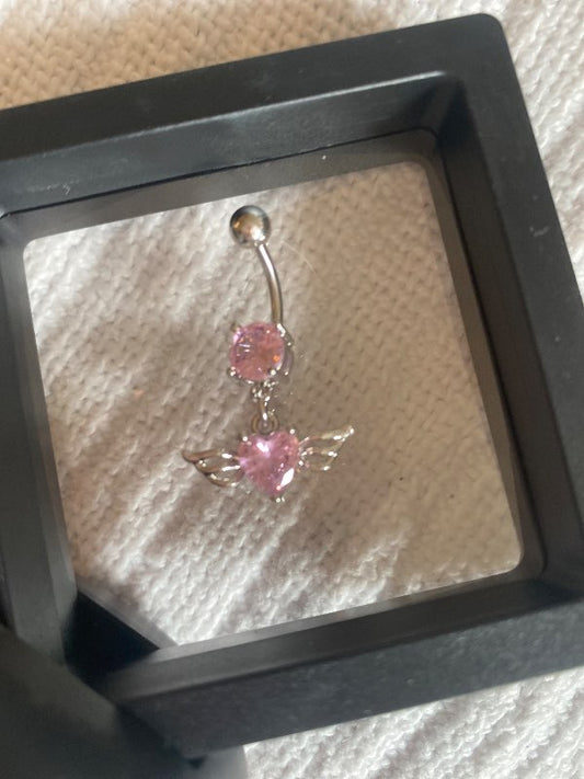 Stainless steel naflalokkur