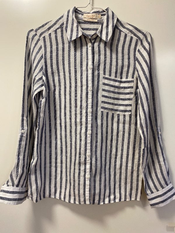 F&F röndótt skyrta