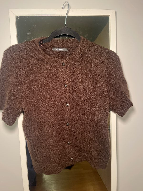 GinaTricot brún peysa