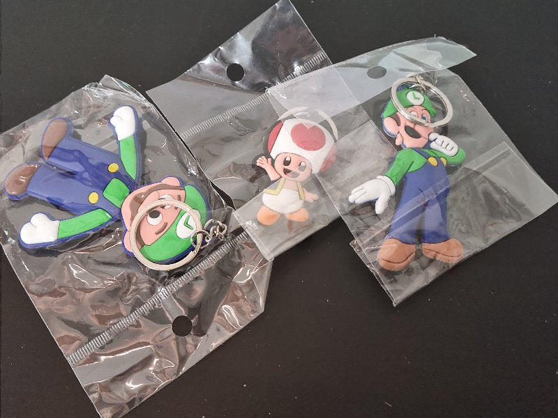 Mario bros og vinir nýir lyklakippa
