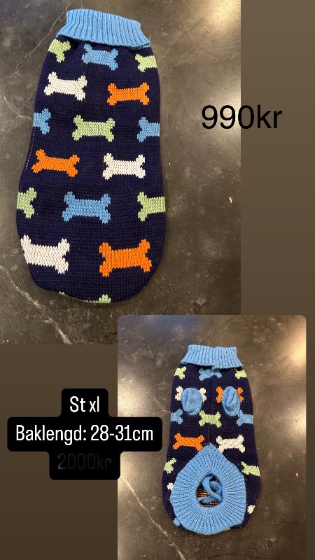 Beina peysa XL hunda