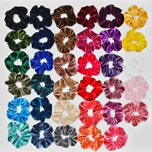 Flauels scrunchie x 3