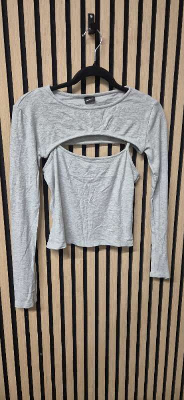 2 piece grár yoga bolur, ónotaður