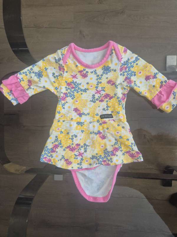 Lín design Newborn kjóll