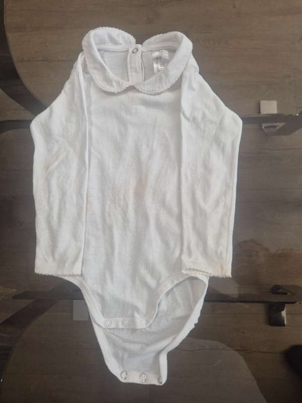 H&M síðerma/kragi samfella