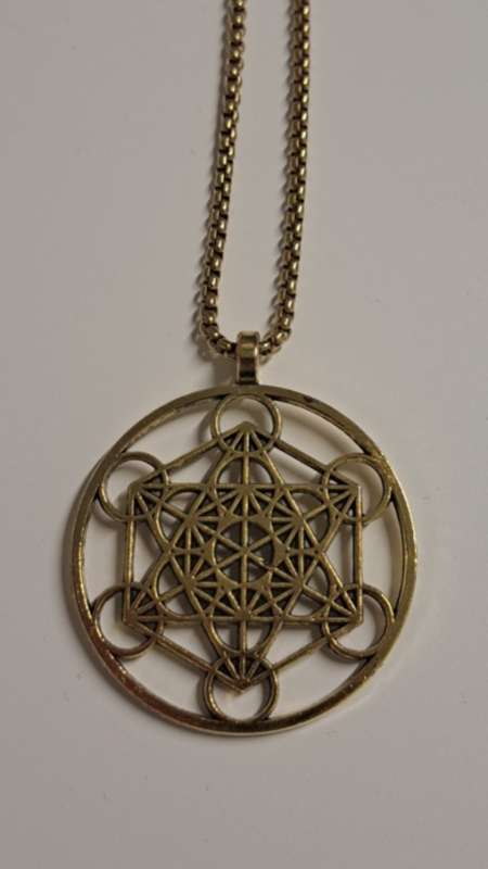 Metatron's cube keðju Gull