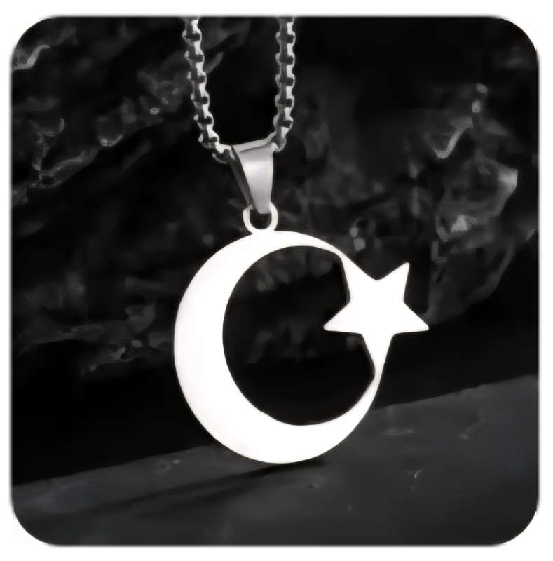 Pendant Moon & star