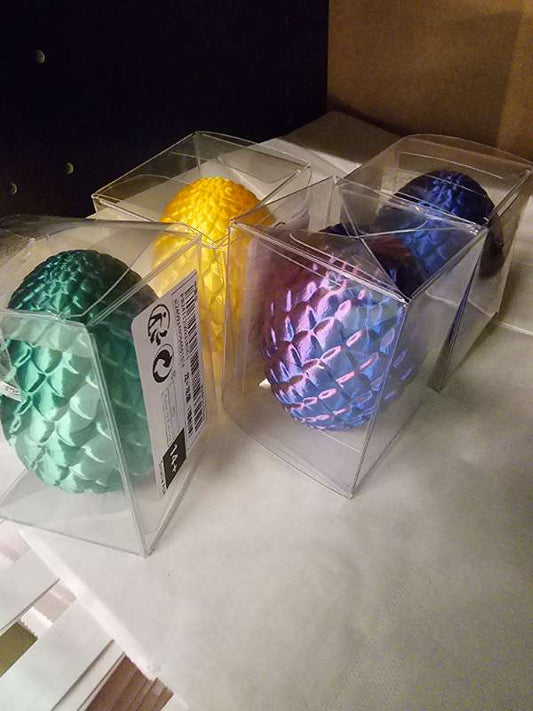 3d egg með dreka inní