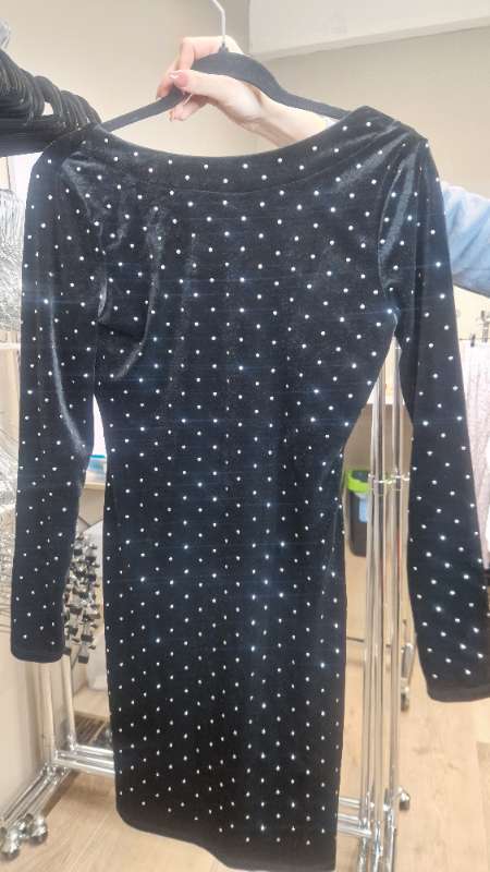 Dress black H&M