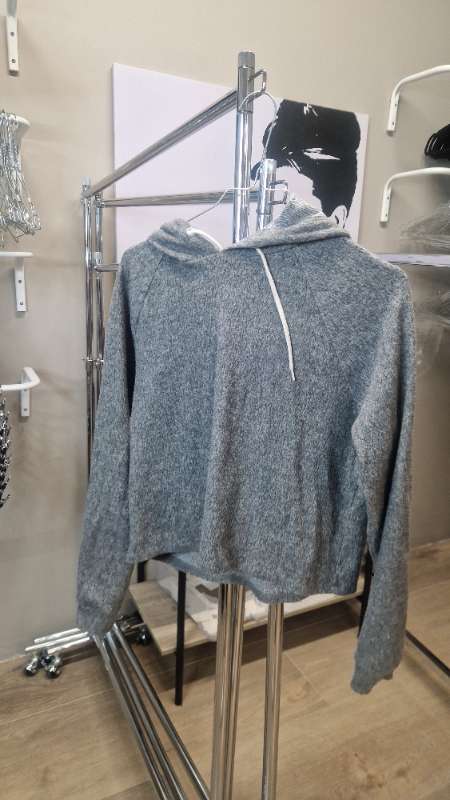 Grey short blouse