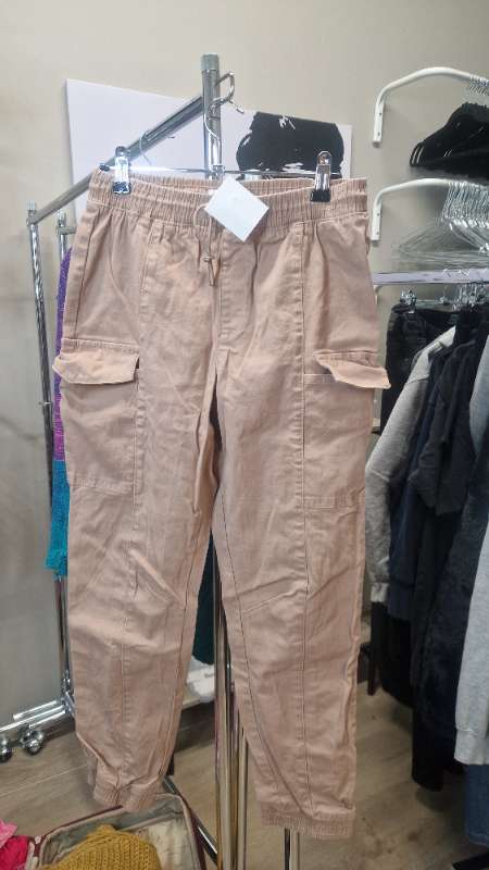 Beige trousers