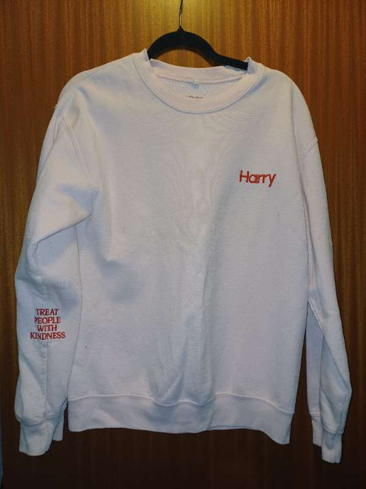 Harry Styles bleik peysa