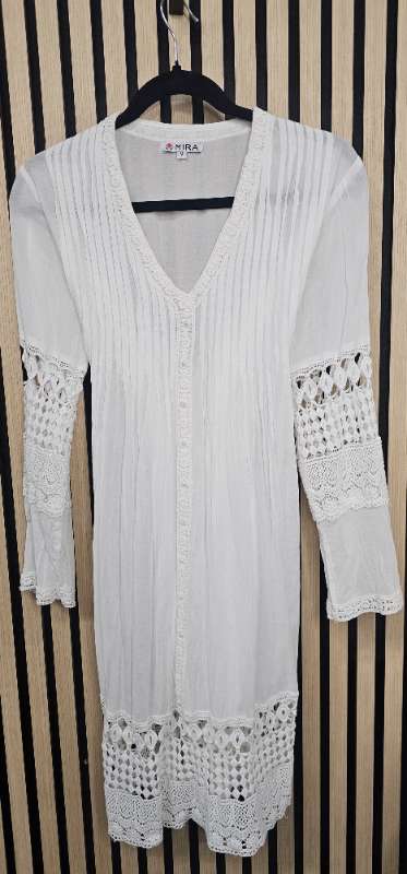 White pearl dress
