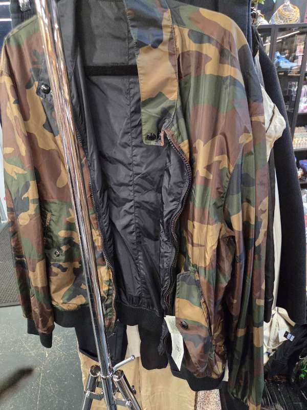 Ralph lauren jakki camo/svartur
