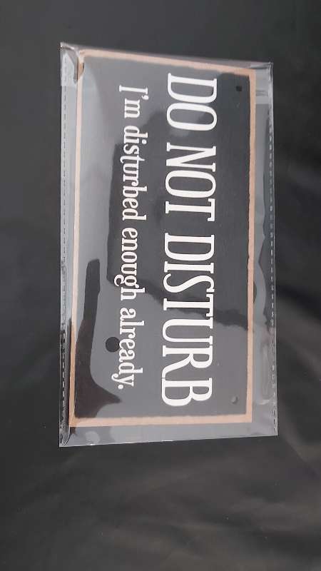 Do not disturb skilti