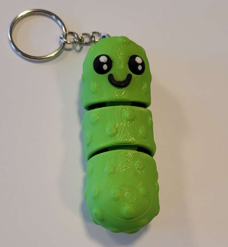 gúrka lyklakippa