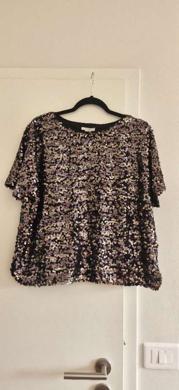 Bolur, H&M, svartur, glimmer