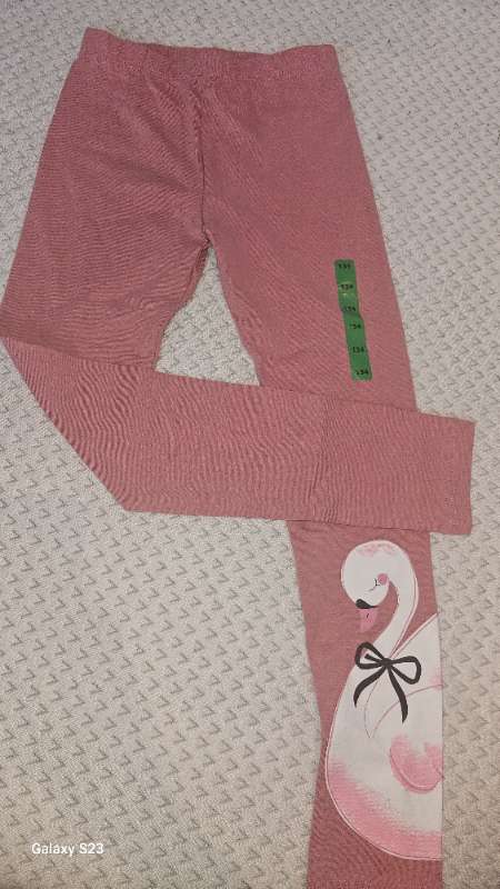 Dökkrauðar leggings