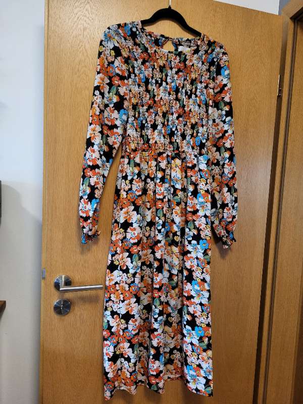 Blómakjóll síður