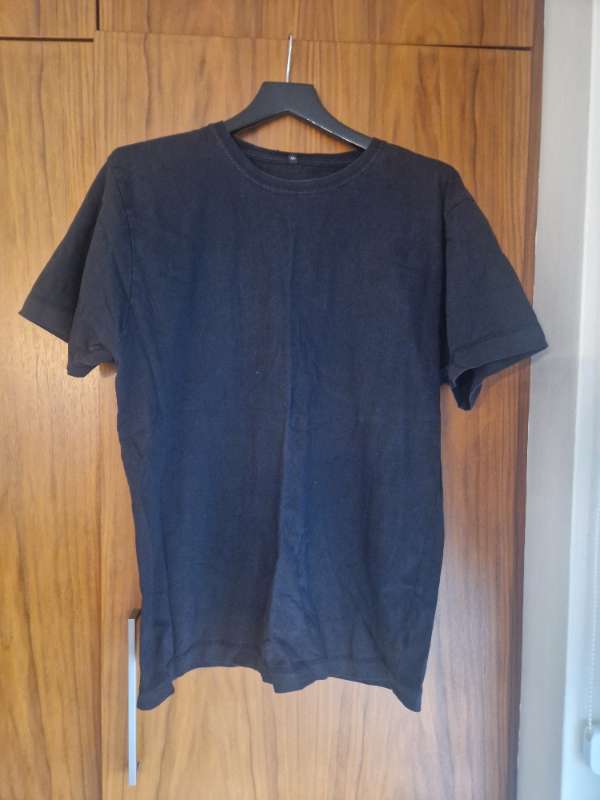 T-shirt svartur herra