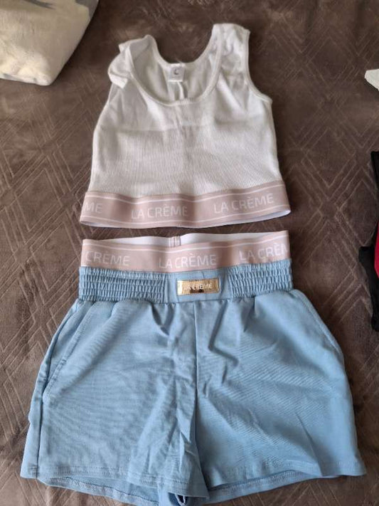 shorts and top set