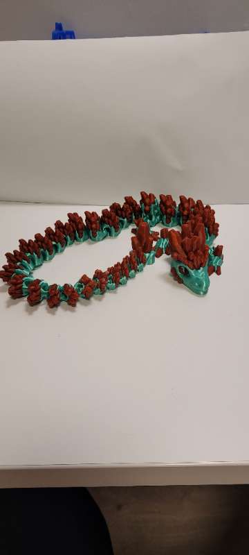 Steinadreki rauður/grænn