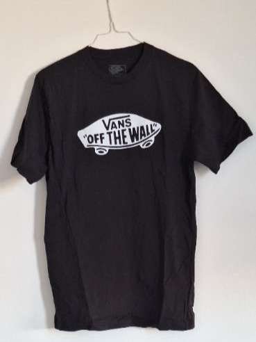 VANS svartur bolur OFF THE WALL