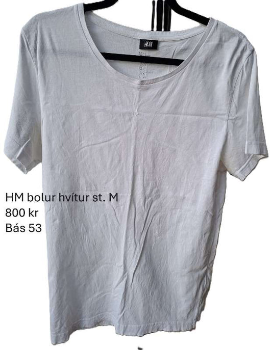HM bolur hvítur