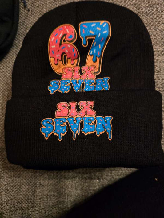 Six Seven svört húfa