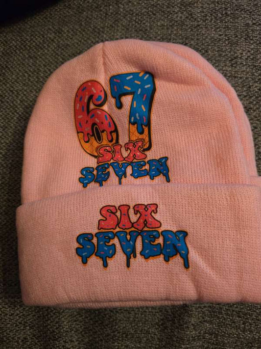 Six Seven bleik húfa