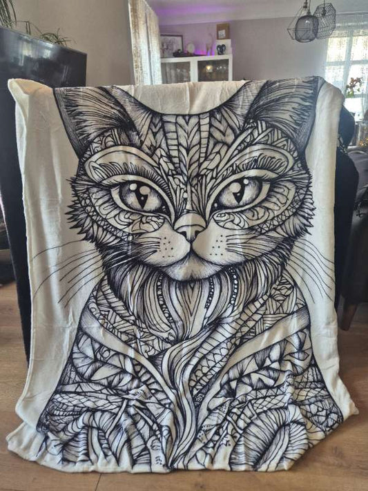 Teppi til að lita/mála með posca eða föstum litum