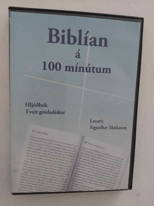 Hljóðbók. Biblían á 100 mínútum