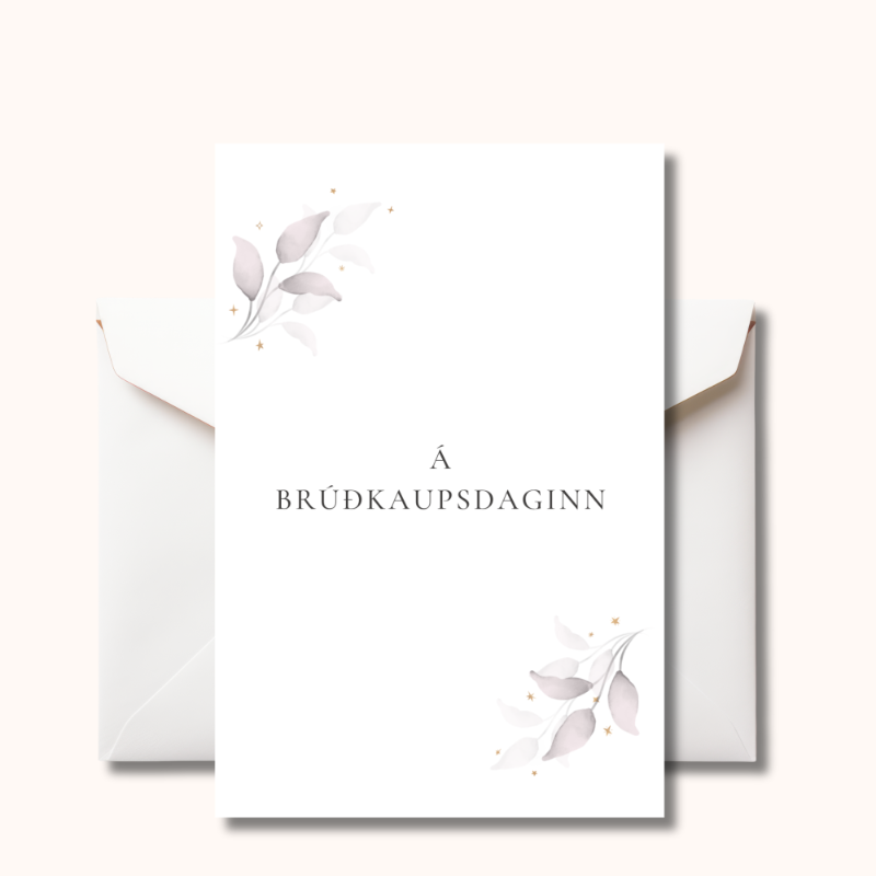 Kort - Á brúðkaupsdaginn